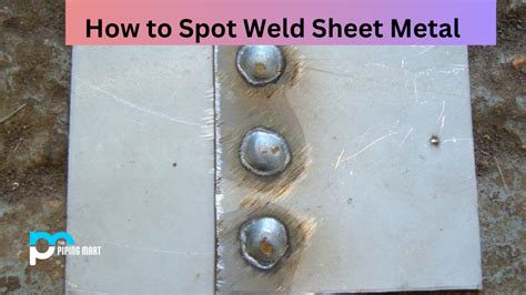 can galvanized sheet metal be spot welded|spot welding fully figure.